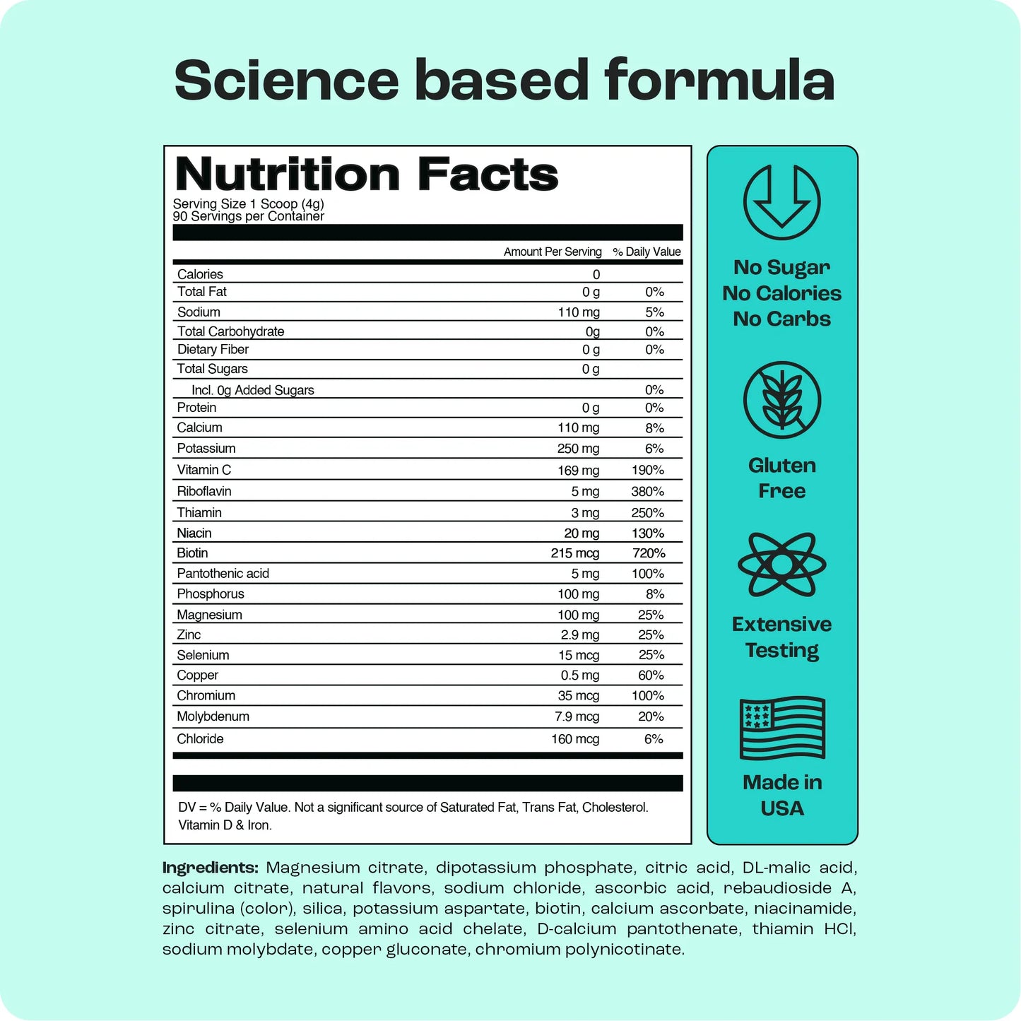 Electrolyte Recovery Plus Powder (Sugar-Free)